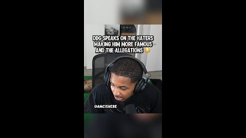 DDG speaks on the haters making him more famous and the allegations #ddg #pontiacmadeddg