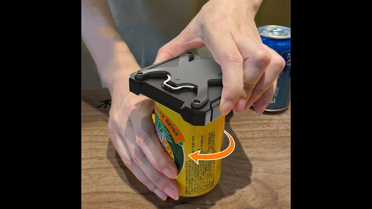 2-in-1 Topless Soda Can Opener, for Pops & Beer