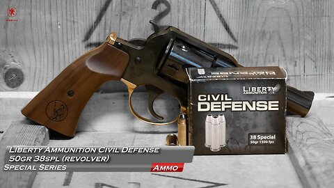 Liberty Ammunition Civil Defense 50gr 38spl Revolver Test
