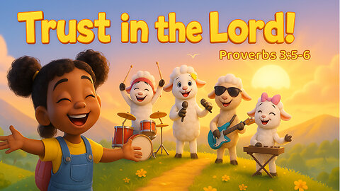 Sing the Bible with Us | Trust in the Lord! - Proverbs 3:5-6 | Lyric Lambs