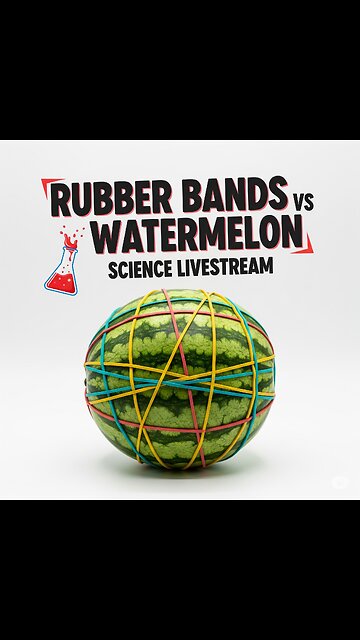 WATERMELON vs RUBBER BANDS - RIP PHONE