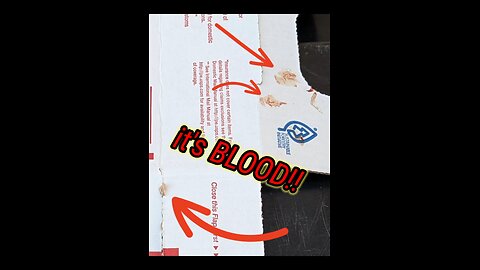 WTF USPS, it's BLOOD!!