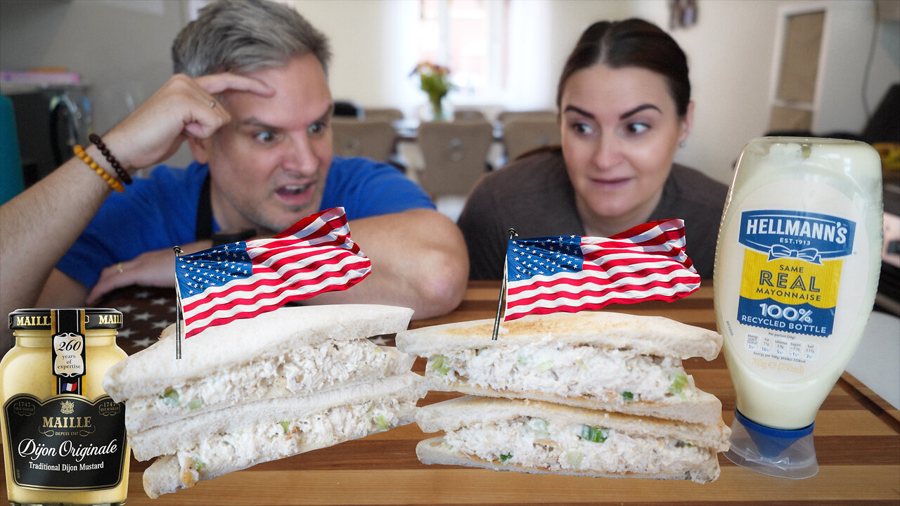 Brits Try AMERICAN Chicken Salad [SO MUCH BETTER THAN OURS] !