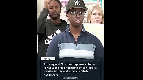 Oh wow! SOMEONE BROKE IN & Stole Somali Childcare biz Doc's - How convenient is that