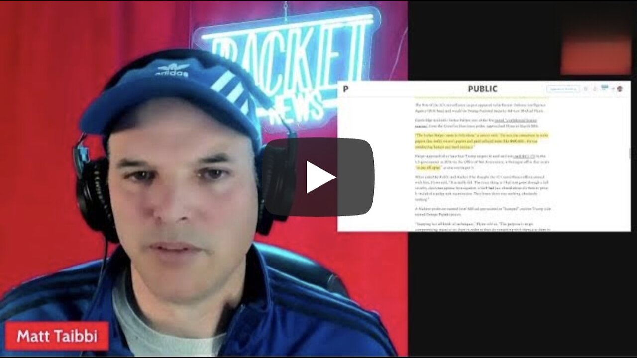 Matt Taibbi Russia Gate Recap...