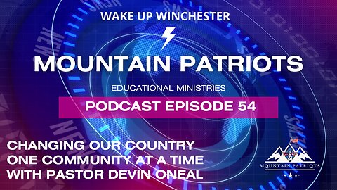 Episode #54 - Changing Our Country One Community At a Time with Pastor Devin Oneal