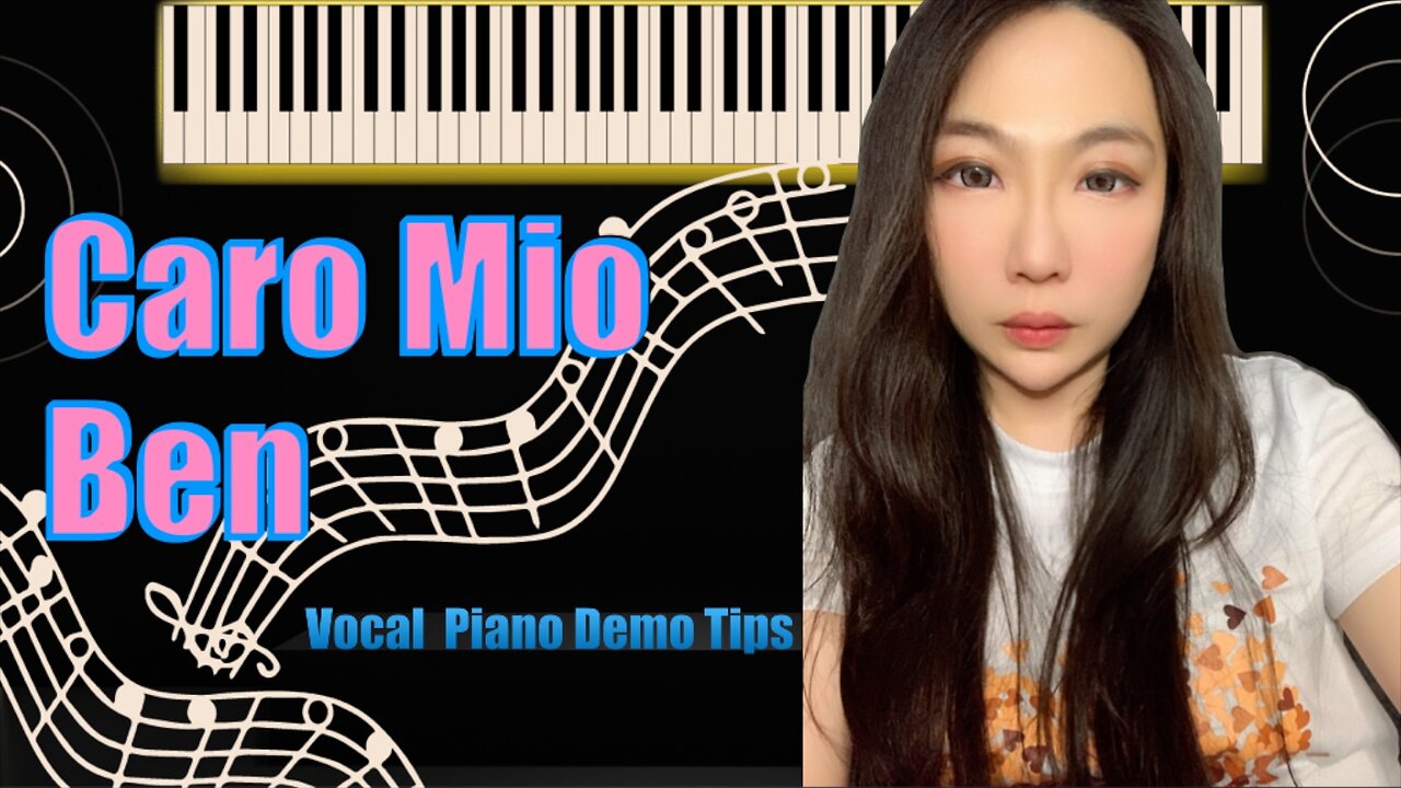 How to Sing - Vocal Piano demo with tips