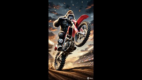 Motorcycle Riding Gorilla 🦍 | Ai Creator