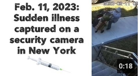"Sudden Illness Caught on Security Camera in New York, Feb 11, 2023"