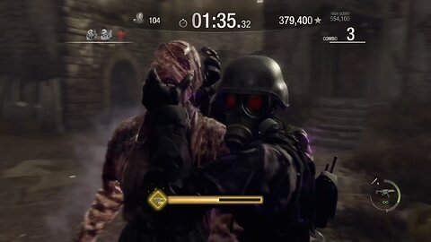 Resident Evil 4 Remake PS4 Mercenaries Hunk Village my first ever 150 kills