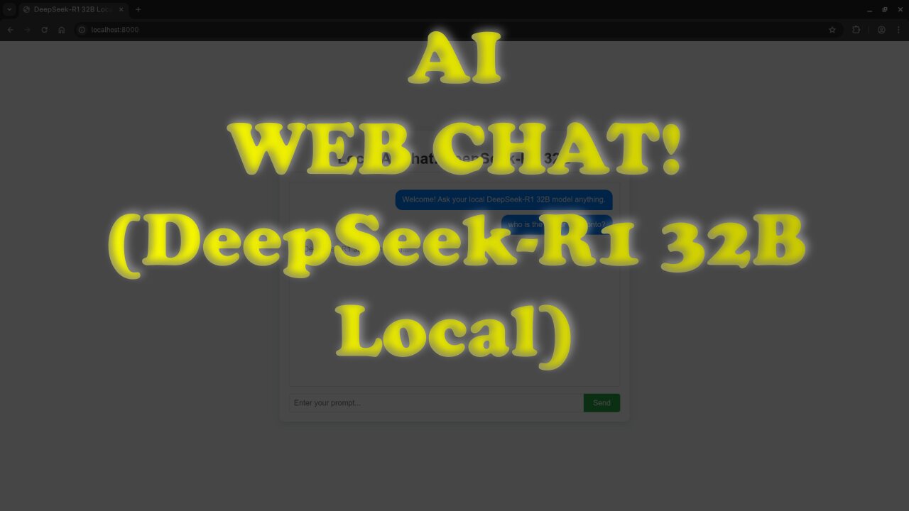 Run GPT-4o Level AI FREE Locally: DeepSeek-R1 32B Web Chat on Fedora