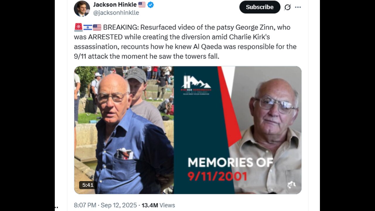 FBI Director Kash Patel was questioned about whether George Zinn was part of a scheme to create distractions so the real killer of Charlie Kirk could slip away.