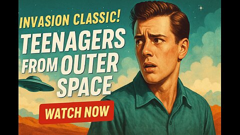 Teenagers from Outer Space (1959) 👽 Full Movie | Classic Sci-Fi Adventure