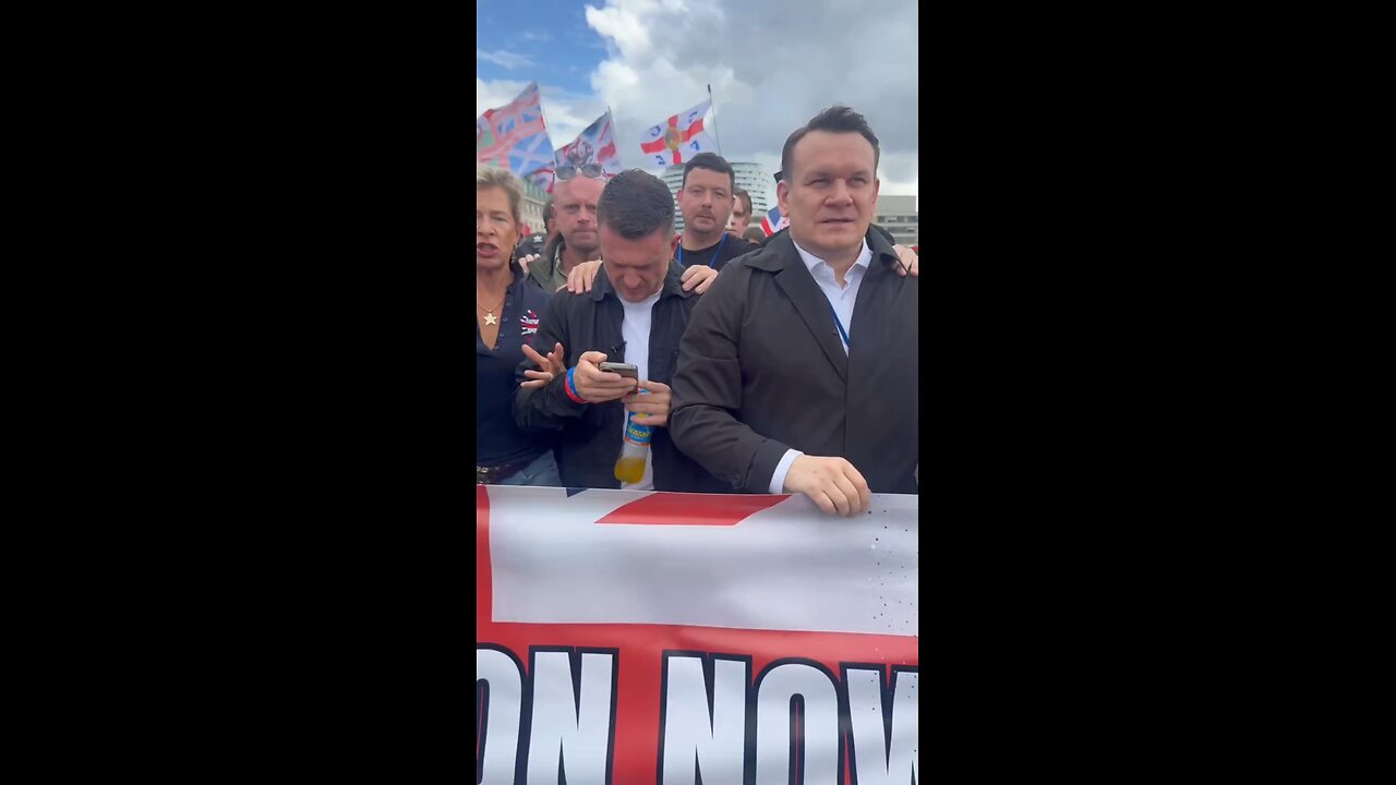 🚨 'HE'S STILL WITH US': KIRK MEMORIALIZED AT A MASSIVE LONDON RALLY