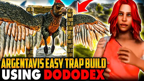 Taming Guide: Argentavis Easy Trap Build & Using Dododex | Ark ASA