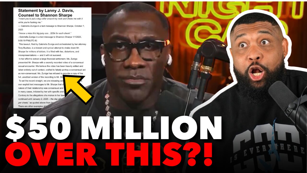 Shannon Sharpe EXPOSES Woman SUING HIM $50 MILLION For R*PE