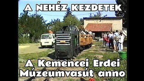 2000.09.10. Kemence kisvasút a nehéz kezdetek idején. Pár jelenet a KEMV első időszakából.