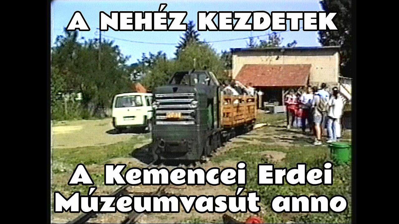 2000.09.10. Kemence kisvasút a nehéz kezdetek idején. Pár jelenet a KEMV első időszakából.