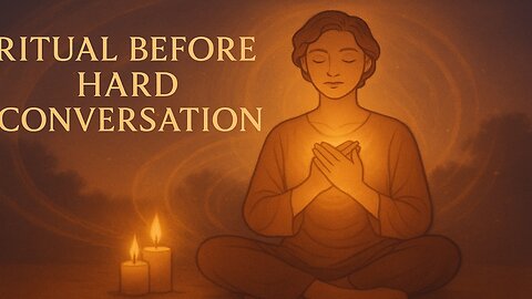 Sacred Ritual To Prepare For THAT Difficult Conversation