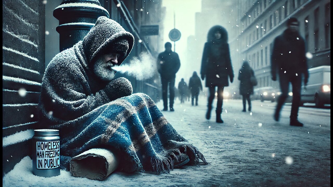 MAN FREEZING IN PUBLIC| SOCIAL EXPERIMENT