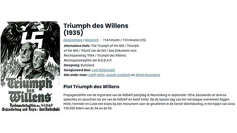 Adolf Hitler en Leni Riefenstahl - Triumph des Willens volledige film [4K kleur]