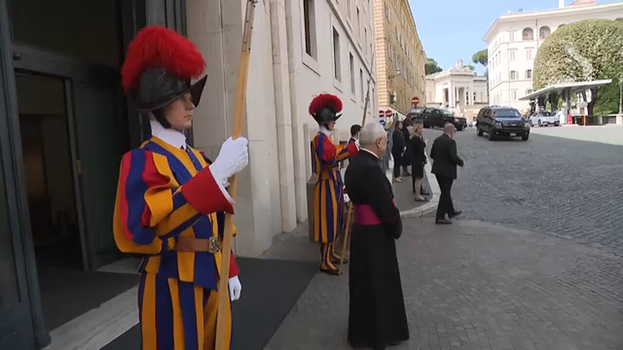 US Vice President JD Vance meets Pope Francis at the Vatican