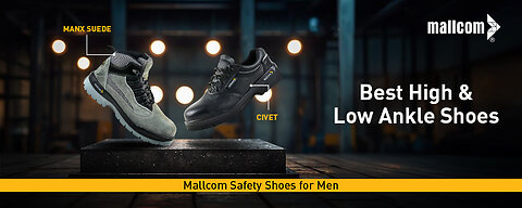 Step Up Your Safety Game with Mallcom Shoes!