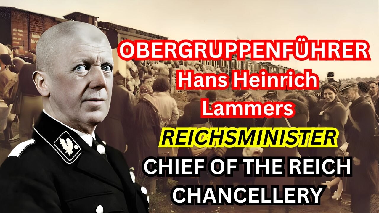 Hans Heinrich Lammers: The Nazi Bureaucrat Behind Hitler’s Power Machine