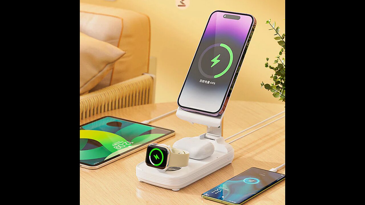 10000mAh 3-in-1 Wireless Power Bank