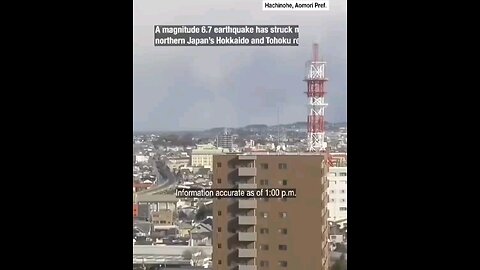 A 6.7-magnitude earthquake struck off the coast of Japan’s northern island of Hokkaido
