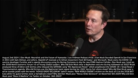 Elon Musk | "We (With a Neuralink) Would Be Something, Some Sort of Futuristic Cyborg. We Could Better Align Collective Human Will With AI If the Output Rate Was Dramatically Increased." - August 2nd 2024