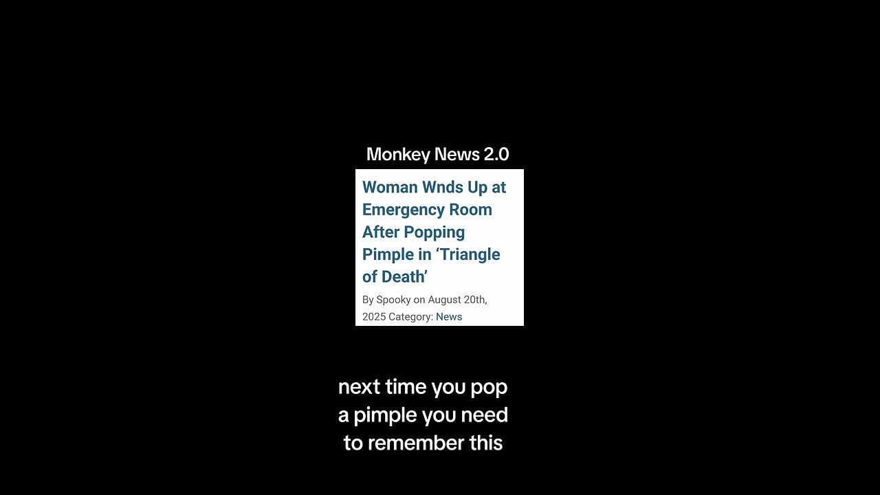 if you pop your pimple?