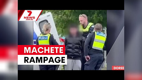 Teens bailed after Melbourne machete rampage 7NEWS