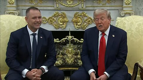 Trump meets with Poland's president at the White House