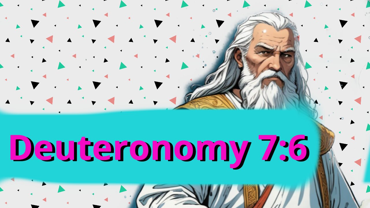 Reading and Translating Deuteronomy 7:6 from Hebrew into English