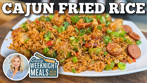 Easy Cajun Fried Rice on the Blackstone Griddle