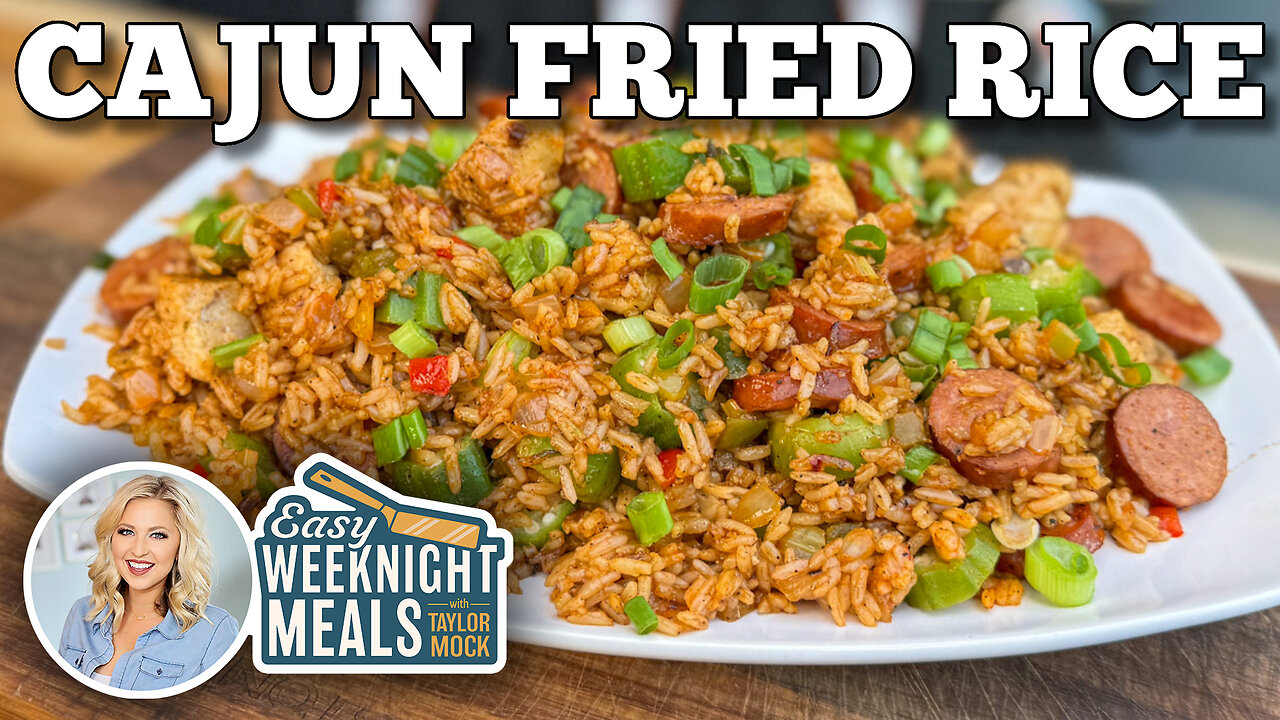 Easy Cajun Fried Rice on the Blackstone Griddle
