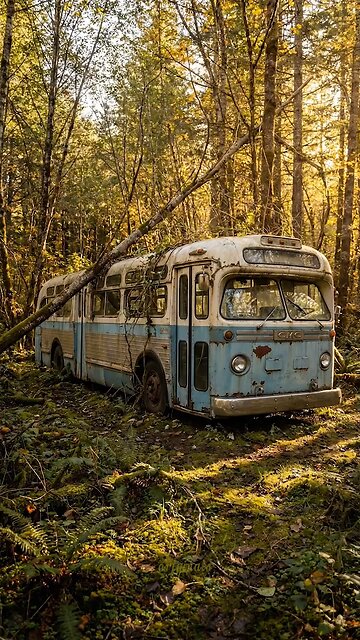 Turning an Abandoned Bus Into a Luxury Space
