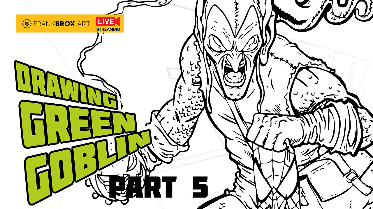 Coloring Marvel’s Green Goblin LIVE — Part 5