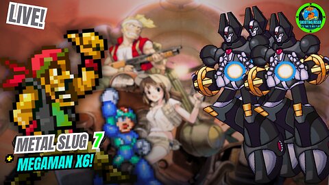 THESE GAMES ARE IMPOSSIBLE! RAMBO RETURNS - Metal Slug 7 + Mega Man X6(X)#live #metalslug7 #megaman
