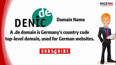 Cheap .DE Domain Name: Gemany' s country code top-level domain, used for German websites.