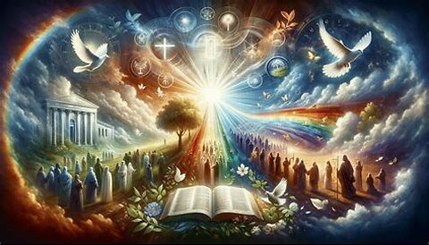 070625b The bloody waters are the groaning of Mystic. Sean, the sea and God's rainbow sang