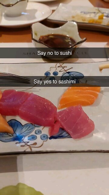 Say no to sushi