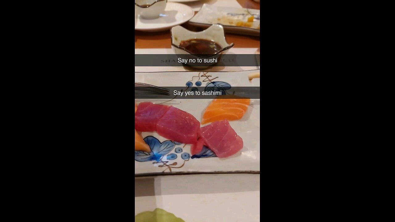 Say no to sushi