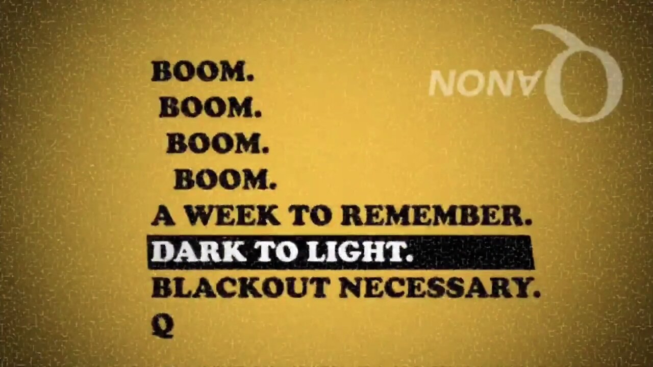 Q DROPS - DARK TO LIGHT - EPSTEIN PEDO NETWORK