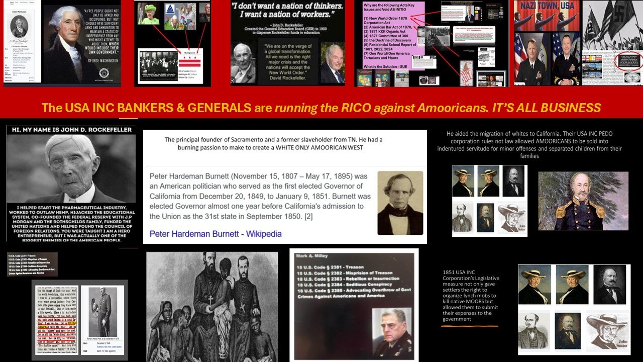 Truth always wins over evil right UNITED STATES INC GENERALS AKA TUN TRAVERNS -TELL THE PEOPLE TRUTH