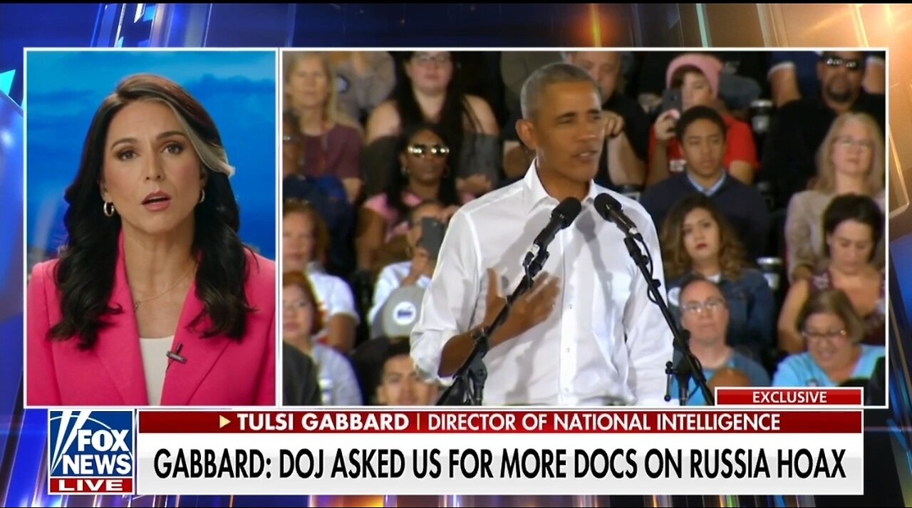 DNI Gabbard: Obama Instructed CIA to Fabricate How Russia Influenced 2016 Election