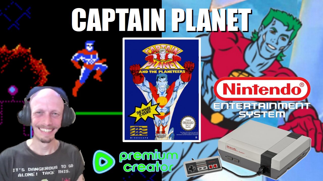 Captain Planet (NES): Save the Planet with the Powers of Earth, Fire, Wind, Water, & Heart [Premium]