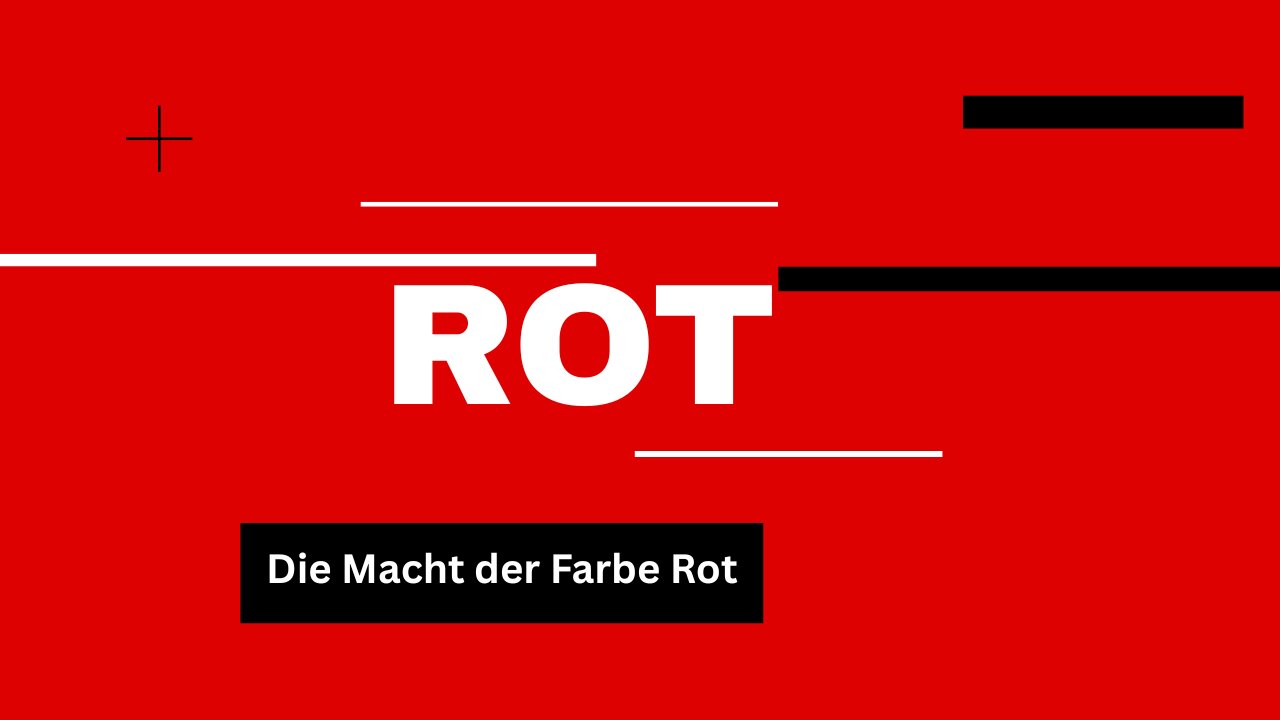 Die Macht der Farbe Rot