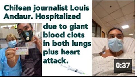 "Hospitalization from Massive Blood Clots in Lungs and Heart Attack"